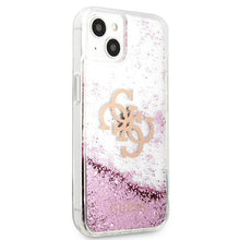 Заредете изображение във визуализатора на галерията – Guess GUHCP13SLG4GPI iPhone 13 mini 5,4" różowy/pink hardcase 4G Big Liquid Glitter - TopMag
