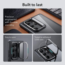 Заредете изображение във визуализатора на галерията – ESR SHOCK ARMOR KICKSTAND GALAXY S23 ULTRA CLEAR/GREEN
