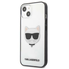 Заредете изображение във визуализатора на галерията – Karl Lagerfeld KLHCP13SHCHCK iPhone 13 mini 5,4" transparent Ikonik Choupette - TopMag
