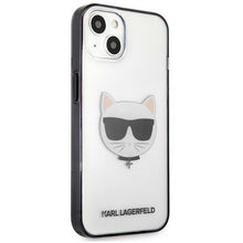 Заредете изображение във визуализатора на галерията – Karl Lagerfeld KLHCP13SHCHCK iPhone 13 mini 5,4" transparent Ikonik Choupette - TopMag
