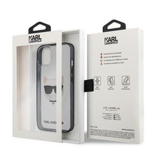 Заредете изображение във визуализатора на галерията – Karl Lagerfeld KLHCP13SHCHCK iPhone 13 mini 5,4" transparent Ikonik Choupette - TopMag
