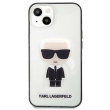 Заредете изображение във визуализатора на галерията – Karl Lagerfeld KLHCP13SHIKCK iPhone 13 mini 5,4" transparent Ikonik Karl - TopMag
