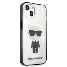 Заредете изображение във визуализатора на галерията – Karl Lagerfeld KLHCP13SHIKCK iPhone 13 mini 5,4" transparent Ikonik Karl - TopMag
