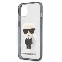 Заредете изображение във визуализатора на галерията – Karl Lagerfeld KLHCP13SHIKCK iPhone 13 mini 5,4" transparent Ikonik Karl - TopMag
