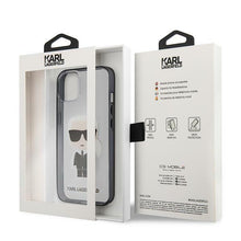 Заредете изображение във визуализатора на галерията – Karl Lagerfeld KLHCP13SHIKCK iPhone 13 mini 5,4" transparent Ikonik Karl - TopMag
