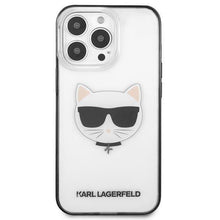 Заредете изображение във визуализатора на галерията – Karl Lagerfeld KLHCP13XHCHCK iPhone 13 Pro Max 6,7" transparent Ikonik Choupette - TopMag
