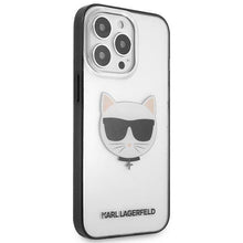 Заредете изображение във визуализатора на галерията – Karl Lagerfeld KLHCP13XHCHCK iPhone 13 Pro Max 6,7" transparent Ikonik Choupette - TopMag
