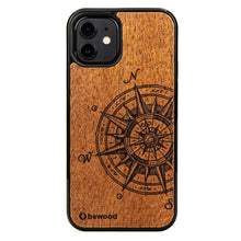 Заредете изображение във визуализатора на галерията – Wooden case for iPhone 12/12 Pro Bewood Traveler Merbau
