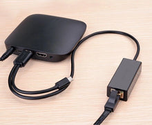 Заредете изображение във визуализатора на галерията – Ugreen external network adapter RJ45 - USB 2.0 100 Mbps Ethernet black (CR110 20254)
