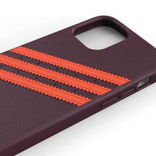 Заредете изображение във визуализатора на галерията – Adidas OR Molded PU case for iPhone 12 / iPhone 12 Pro - maroon-orange
