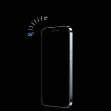 Заредете изображение във визуализатора на галерията – Baseus Privacy Tempered Glass for iPhone 14 Pro Full Screen 0.4mm Privacy Filter Anti Spy + Mounting Kit
