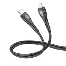 Заредете изображение във визуализатора на галерията – Borofone Cable BX98 Superior - Type C to Lightning - PD 27W 1 metre black
