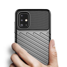 Заредете изображение във визуализатора на галерията – Thunder Case Flexible Tough Rugged Cover TPU Case for Samsung Galaxy A21S black
