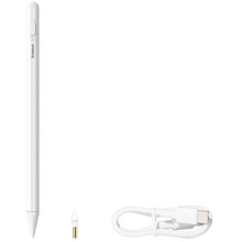 Заредете изображение във визуализатора на галерията – BASEUS rysik do telefonu pojemnościowy Stylus Writing 2 Lite LED (wersja aktywna) 130 mAh biały P80015802213-02/BS-PS025
