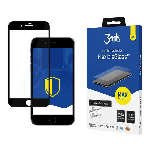 Apple iPhone SE 2022 Black - 3mk FlexibleGlass Max™ - TopMag