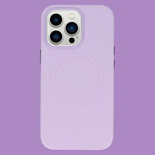 Заредете изображение във визуализатора на галерията – MagSafe Leather Case Iphone 13 Violet
