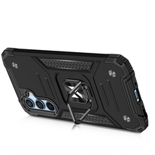 Заредете изображение във визуализатора на галерията – Wozinsky Ring Armor case for Samsung Galaxy A54 5G armored cover magnetic holder ring black

