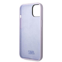 Заредете изображение във визуализатора на галерията – Karl Lagerfeld KLHCP14SSNIKBCU iPhone 14 6.1" hardcase purple/purple Silicone Ikonik
