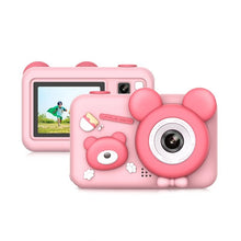 Заредете изображение във визуализатора на галерията – Digital camera for children D32 Mouse with tripod pink
