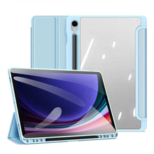 Заредете изображение във визуализатора на галерията – Dux Ducis Toby case with flip stand for Samsung Galaxy Tab S9 FE - blue
