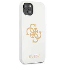 Заредете изображение във визуализатора на галерията – Guess GUHCP13MLS4GGWH iPhone 13 6,1" biały/white hard case Silicone 4G Logo
