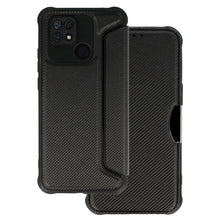 Заредете изображение във визуализатора на галерията – Razor Carbon Book Case for Xiaomi Redmi 10C black
