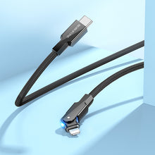 Заредете изображение във визуализатора на галерията – Borofone Cable BU41 Kelly - Type C to Lightning - PD 27W 1,2 metres black
