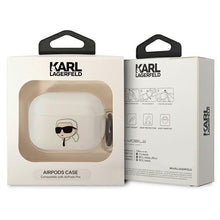 Заредете изображение във визуализатора на галерията – Karl Lagerfeld KLAPHNIKTCT AirPods Pro cover transparent Karl`s Head

