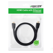 Заредете изображение във визуализатора на галерията – Ugreen HDMI 2.0 4K UHD cable 3m black (HD118)
