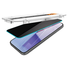 Заредете изображение във визуализатора на галерията – TEMPERED GLASS Spigen GLAS.TR "EZ FIT" 2-PACK IPHONE 15 PRO PRIVACY

