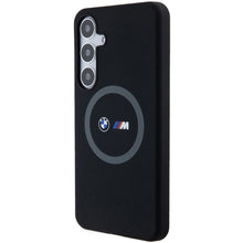 Заредете изображение във визуализатора на галерията – BMW M Silicone Printed Ring MagSafe case for Samsung Galaxy S24+ - black
