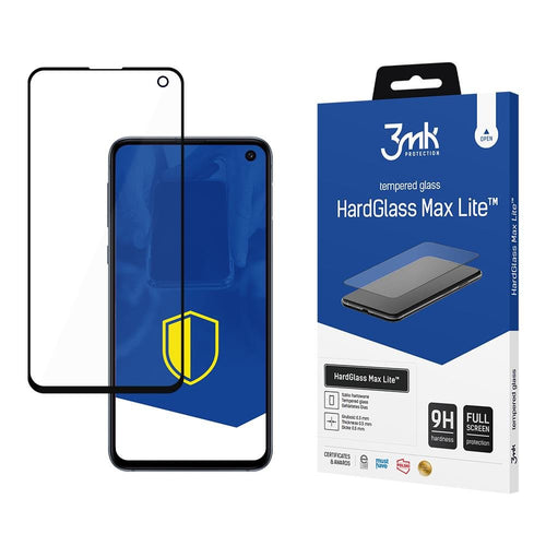 Samsung Galaxy S10e Black - 3mk HardGlass Max Lite™ - TopMag