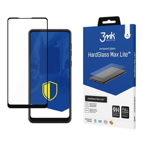 Samsung Galaxy A21s Black - 3mk HardGlass Max Lite™ - TopMag