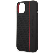 Заредете изображение във визуализатора на галерията – AMG AMHCP14S2SPCK iPhone 14 6.1" black/black hardcase Silicone Carbon Pattern
