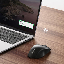 Заредете изображение във визуализатора на галерията – Ugreen ergonomic wireless computer mouse black (MU101)
