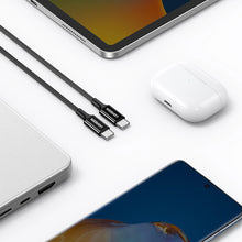Заредете изображение във визуализатора на галерията – Ugreen US557 USB-C / USB-C PD cable 100W 2m - black
