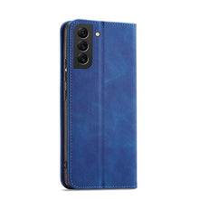 Заредете изображение във визуализатора на галерията – Magnet Fancy Case for Samsung Galaxy S23 flip cover wallet stand blue
