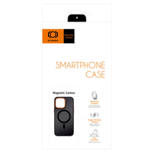 Заредете изображение във визуализатора на галерията – Tel Protect Magnetic Carbon Case for Iphone 11 Pro Max Black-orange
