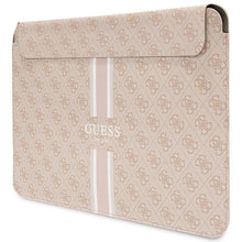 Заредете изображение във визуализатора на галерията – Guess case GUCS16P4RPSP 16" pink/pink 4G Printed Stripes
