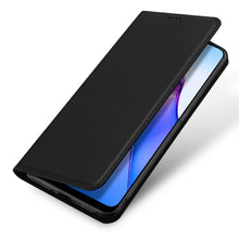 Заредете изображение във визуализатора на галерията – Dux Ducis Skin Pro case for Oppo Reno 8 flip cover card wallet stand black
