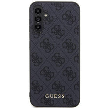 Заредете изображение във визуализатора на галерията – Guess GUHCSA14G4GFGR A14 grey/grey hard case 4G Metal Gold Logo
