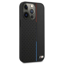Заредете изображение във визуализатора на галерията – Case BMW BMHCP13XTRTBK iPhone 13 Pro Max 6.7" black/black hardcase M Collection Triangles
