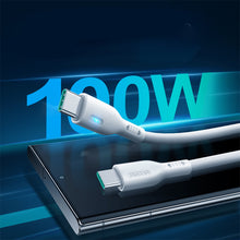 Заредете изображение във визуализатора на галерията – USB C - USB C cable 100W 2m Joyroom S-CC100A13 - white
