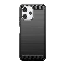 Заредете изображение във визуализатора на галерията – Flexible carbon pattern case for Xiaomi Redmi 12 Carbon Case - black

