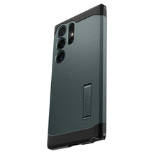 Заредете изображение във визуализатора на галерията – Spigen Tough Armor case for Samsung Galaxy S24 Ultra - dark green
