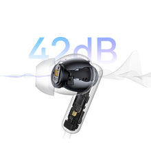 Заредете изображение във визуализатора на галерията – Baseus Bowie U2 Pro TWS ANC wireless Bluetooth headphones - cream and white
