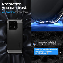 Заредете изображение във визуализатора на галерията – Spigen RUGGED ARMOR XIAOMI 13 PRO MATTE BLACK
