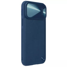 Заредете изображение във визуализатора на галерията – Nillkin CamShield S Leather Magnetic Case for Iphone 14 Pro blue
