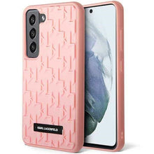 Заредете изображение във визуализатора на галерията – Original faceplate case KARL LAGERFELD KLHCS23SRUPKLPK for SAMSUNG S23 Plus (Rubber Mono Logo Plate / black)
