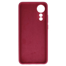 Заредете изображение във визуализатора на галерията – Silicone Lite Case for Oppo A78 4G burgundy
